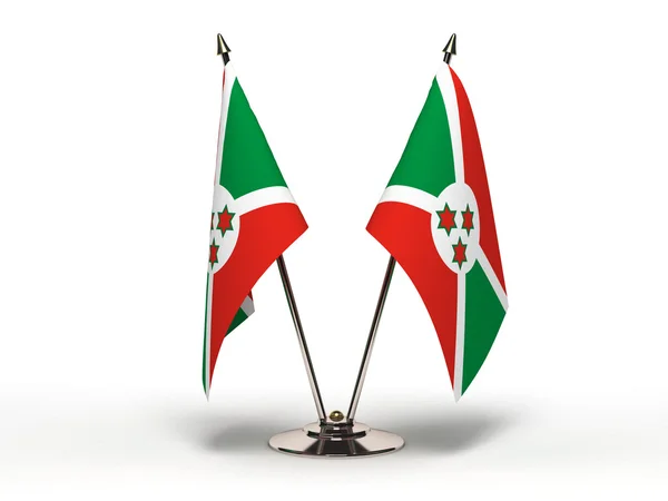 Miniatuur vlag van burundi — Stockfoto