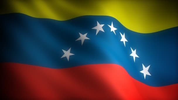 Bandera de venezuela — Vídeos de Stock