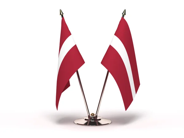 Miniature Flag of Latvia — Stock Photo, Image