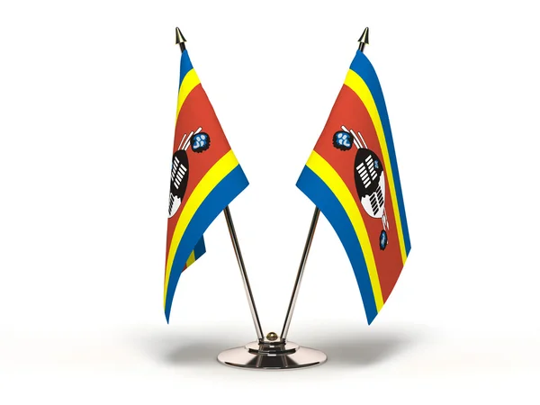 Bandeira miniatura da Suazilândia — Fotografia de Stock