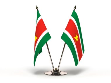 Miniature Flag of Suriname clipart