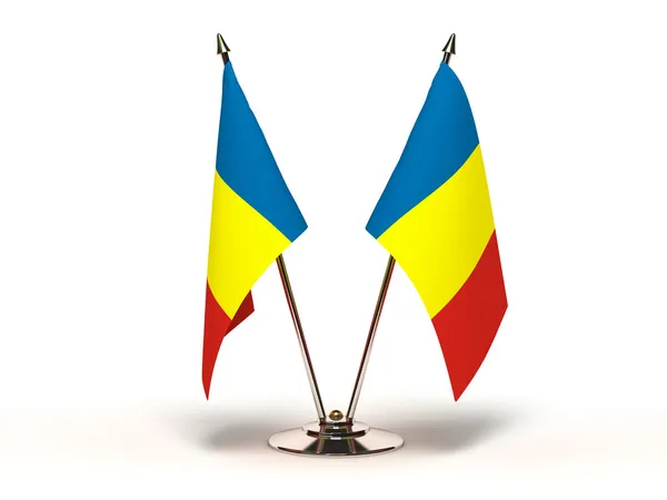 Miniatuur vlag van andorra — Stockfoto