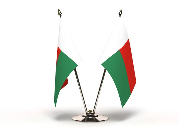 Bandeira em miniatura de Madagáscar — Fotografia de Stock