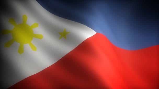 Flaga Filipin — Wideo stockowe