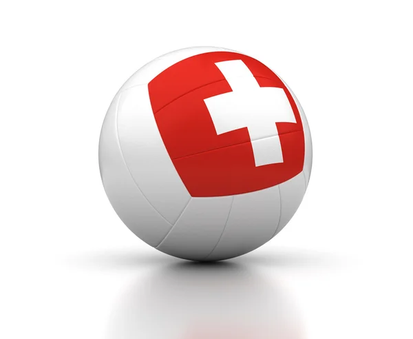 Švýcarsko volejbalový tým — Stock fotografie