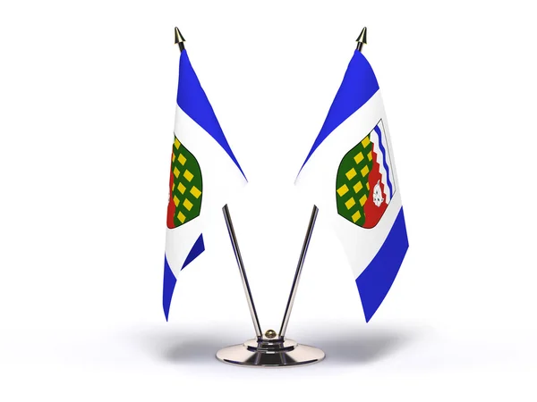 Miniatuur vlag van northwest territories — Stockfoto