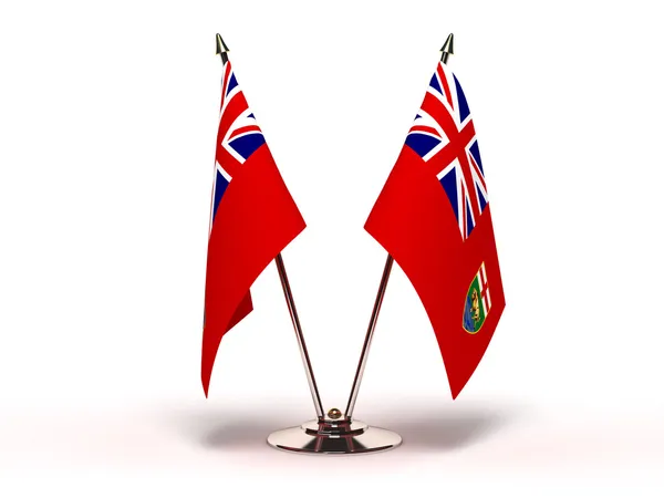 Miniature Flag of Manitoba — Stock Photo, Image