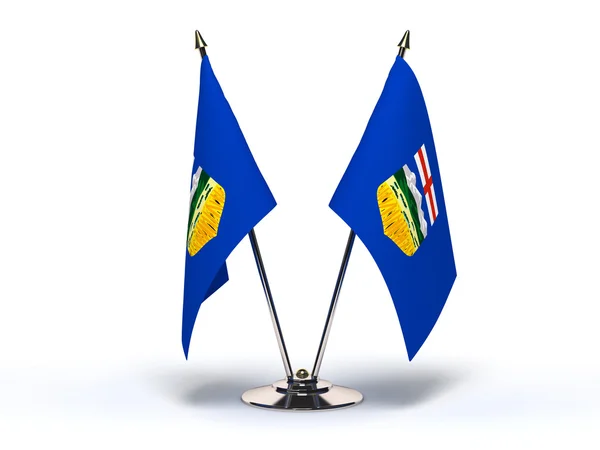 Bandeira em miniatura de Alberta — Fotografia de Stock