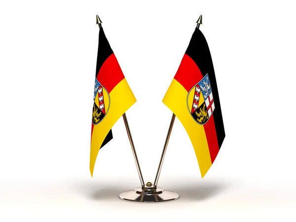 Saarland minyatür bayrağı — Stok fotoğraf