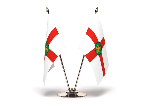 Bandera miniatura de Alderney —  Fotos de Stock