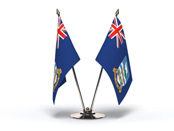 Miniatűr falkland sziget zászlaja — Stock Fotó