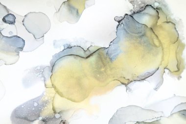 Vibrant Modern Gouache Gradient Splash Effect. Bright Creative Organic Stains Acrylic Mixed Fluid. Pink Acrylic Vintage