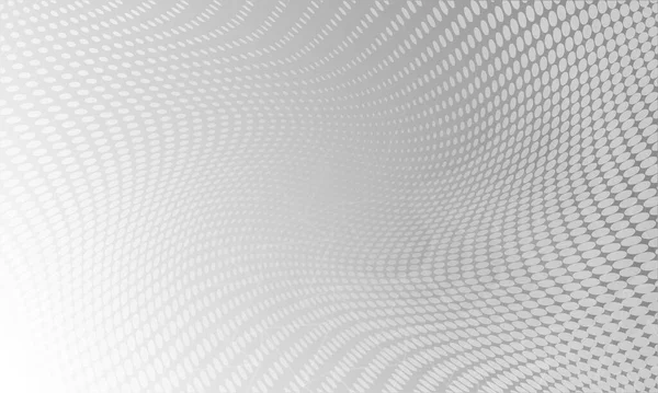 Fondo de efecto geométrico simple monocromático. Línea negra de diseño de onda de medio tono. Fondo de pantalla de ilustración gráfica de movimiento gris. Fondo de pared de textura de negocio de plata. — Vector de stock