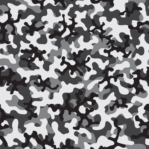 Patrón de moda camuflaje fondo sin costuras. Resumen fresco militar textura tendencia formas camuflaje. Patrón sin costuras para niños tela de moda textil. Estilo moderno colorido . — Vector de stock