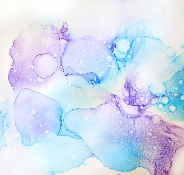 Helle künstlerische Wasser Textur Set Poster. Lebendige abstrakte Tinte Color Flow Acryl Fluid Paint. Rosa gefärbte klassische Waschmittel — Stockfoto