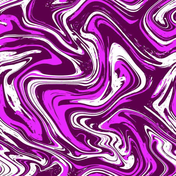 Textura de mármol sin costura de fondo. Patrón abstracto rosa, violeta, púrpura. Efecto de flujo de fluido líquido sin costura para cubrir, tela, textil, envoltura o fondo de impresión. Estilo Ebru, tinta aqua — Archivo Imágenes Vectoriales