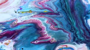 Turquoise Artistic Liquid Effect, Texture Abstract Fluid. Abstract Artistic Motion, Backdrop Aqua Liquid Wave. Cyan Modern Creative Surface Flow. Blue Creative Paint