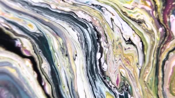 Fluide Gris Fluide Creative Flow Conception Artistique Noire Surface Moderne — Video