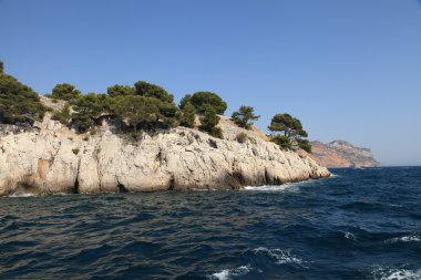 ünlü calanques Marsilya, bouches du rh yakınındaki bir Cassis
