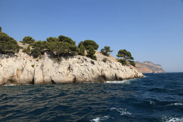 The famous Calanques of Cassis, near Marseille, in Bouches du Rh — Stock Photo, Image