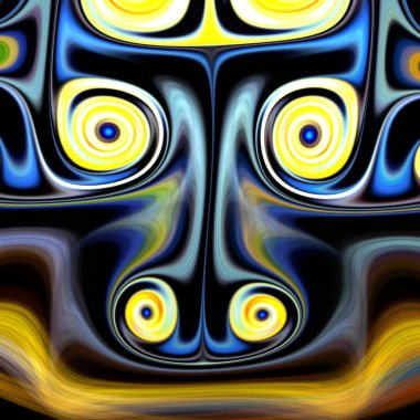 fraktal gizemli antik Tanrıça