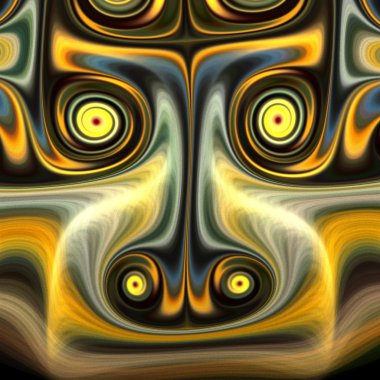 fraktal gizemli antik Tanrıça