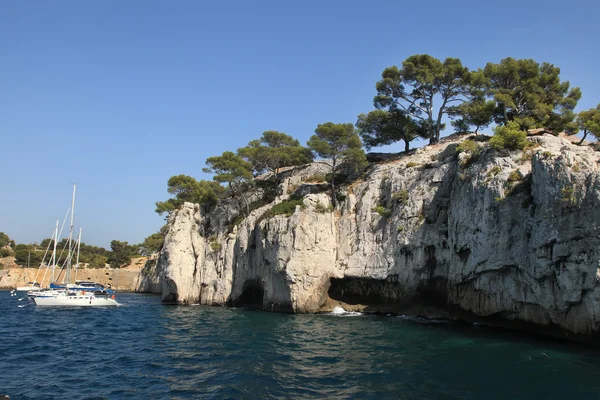 The famous Calanques of Cassis, near Marseille, in Bouches du Rhone (France) — Stock Photo, Image