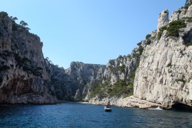 ünlü calanques Marsilya yakınlarında bir Cassis