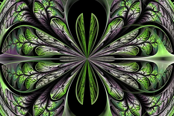 Fabulous fractal pattern. Collection - tree foliage. — Stock Photo, Image