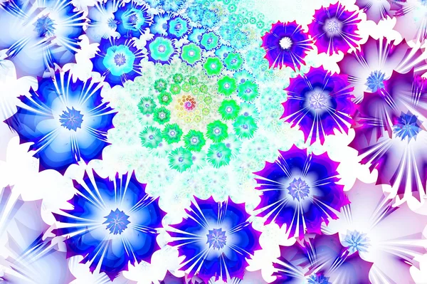 Flower background. Computer generated graphics.