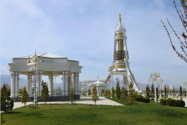 anıt tarafsızlık kemer Park görüntüleyin. Ashkhabad.