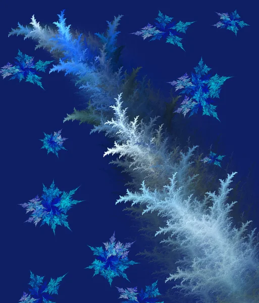 Blue Christmas background in elegant style. — Stock Photo, Image