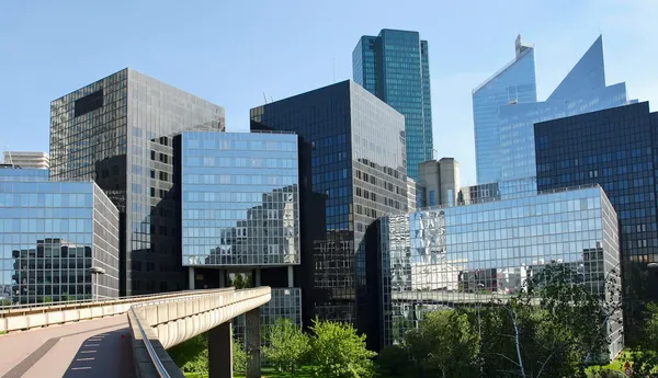 Modern buildings in the business district — Stock Photo, Image