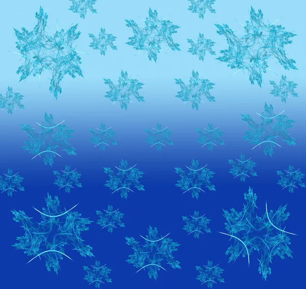 Mavi Noel renkli şık tarzı. oluşturulan bilgisayar — Stok fotoğraf