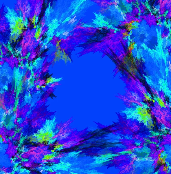 Abstrakt bakgrund i blått. datorgenererad grafik. — Stockfoto
