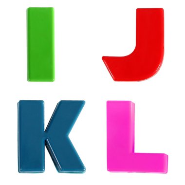 çok renkli plastik kids harflerle yazılmış okuma