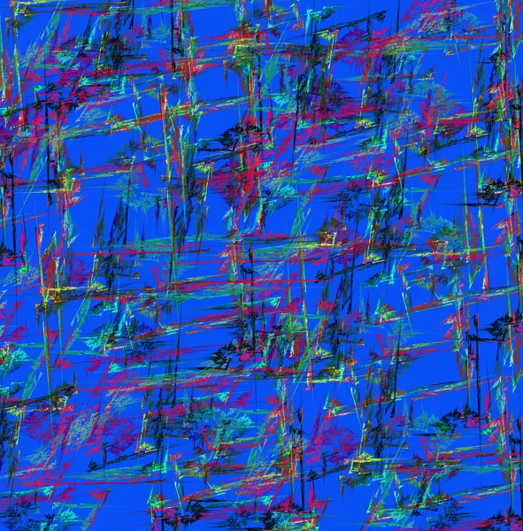 Fundo abstrato em estilo geométrico em azul. Gerador de computador — Fotografia de Stock