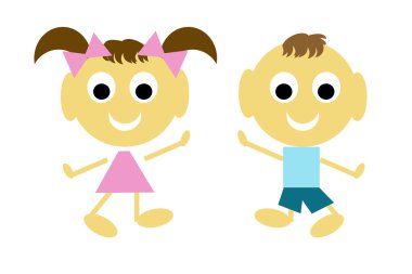 küçük ve gülümsemek iskambil ve dans