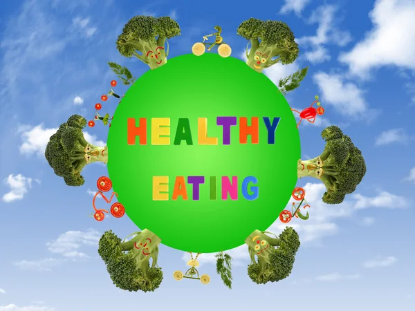 Healthy living for a green planet — Stock Photo, Image