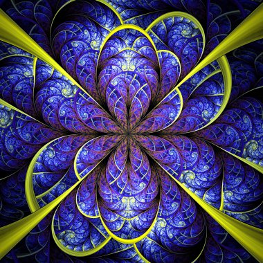 güzel desen yaprak. oluşturulan bilgisayar grafikleri.