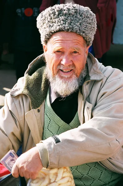 什哈巴德，土库曼斯坦-2 月 26 日。土库曼人的肖像我的人 — 图库照片