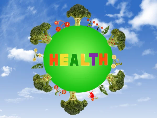 Healthy living for a green planet — Stock Photo, Image