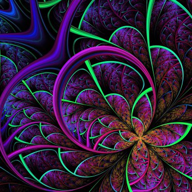 narin harika desen yaprak. oluşturulan bilgisayar grafiği