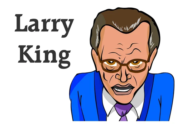 Larry king vektör yüz