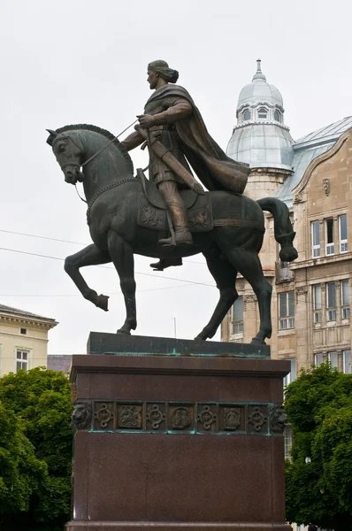 Monument van danilo galitskiy Stockafbeelding