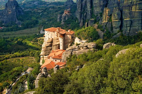 Roussanou монастир на метеора, Греція — стокове фото