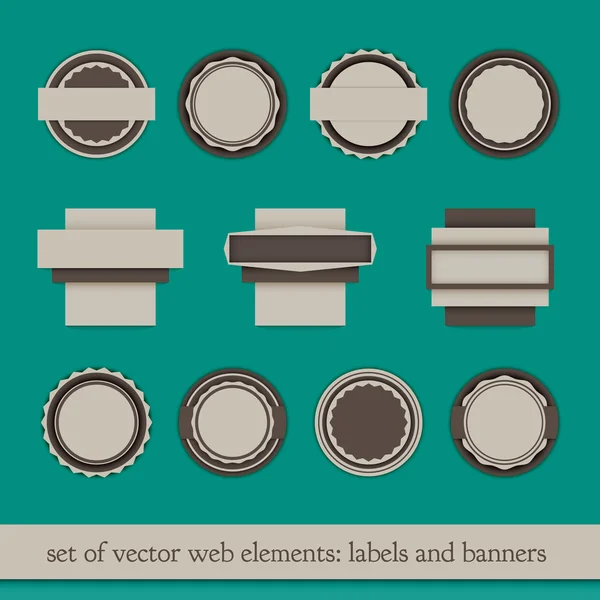 Elementos Web —  Vetores de Stock