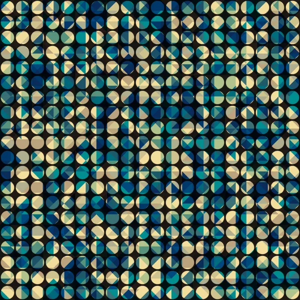 Círculos mosaicos — Vector de stock