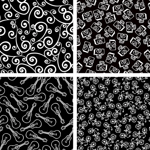 Black and white — Stock Vector