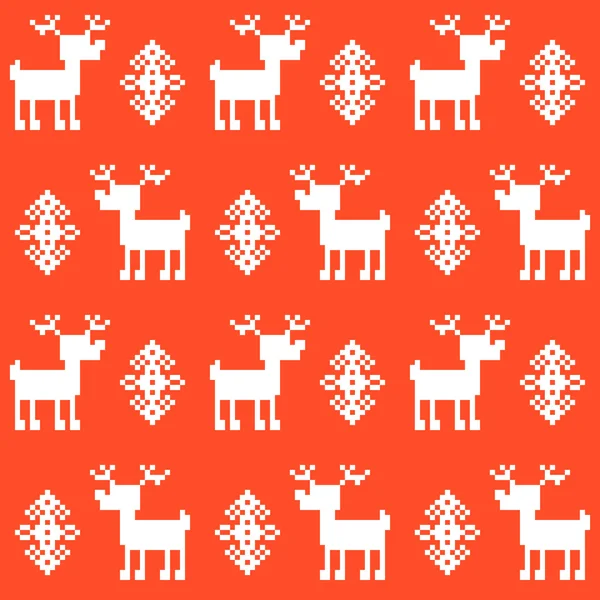 Christmas Deers — Stock Vector